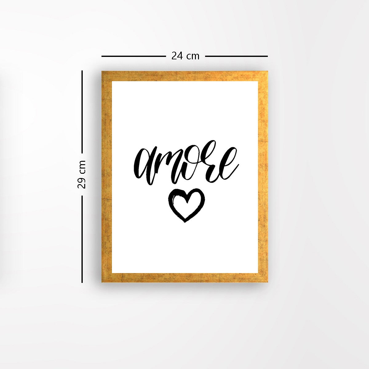 Quadro Decorativo MDF Emoldurado - Arte Multicolor 24x29cm com Moldura de Madeira 2cm