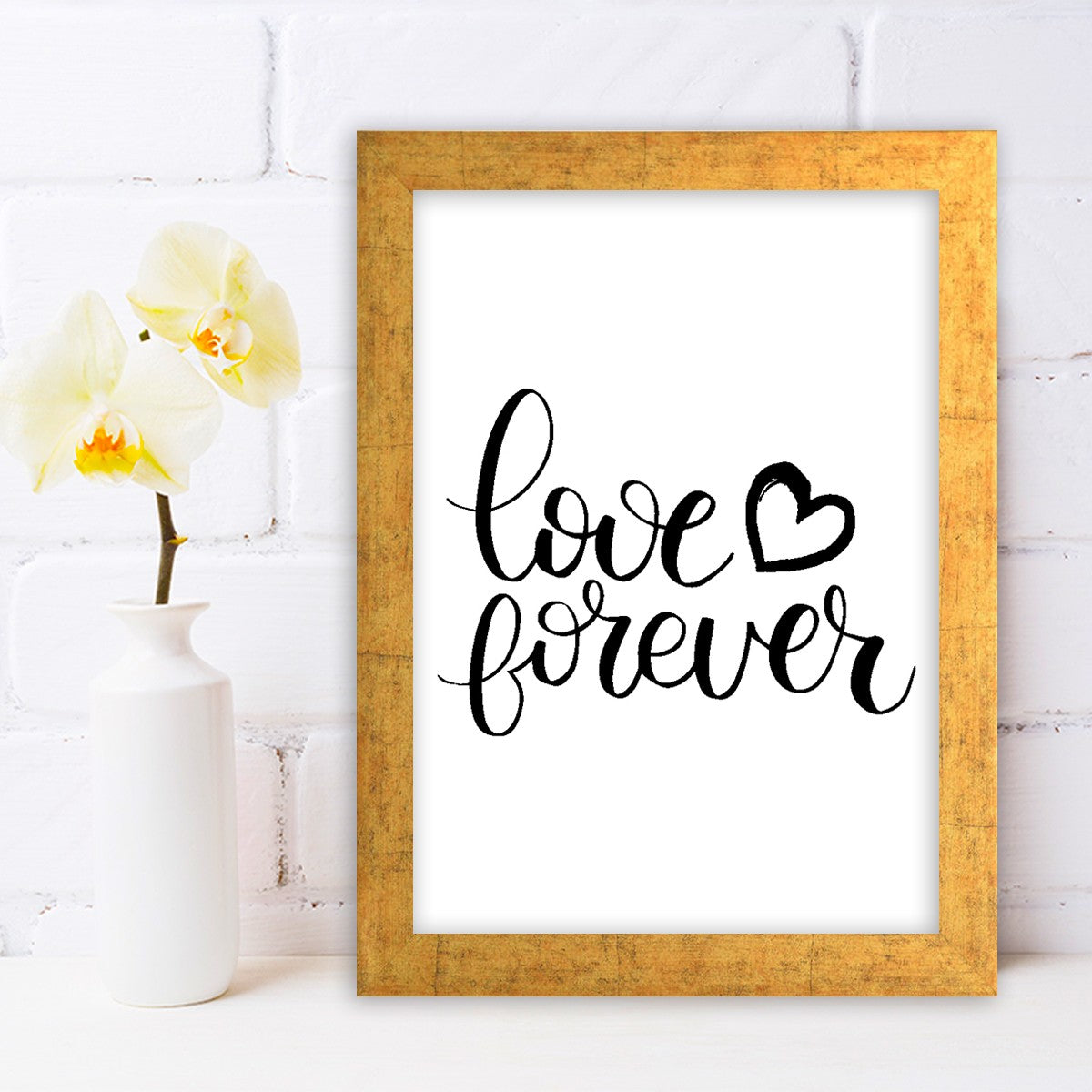 Quadro Decorativo MDF Emoldurado - Arte Multicolor 24x29cm com Moldura de Madeira 2cm