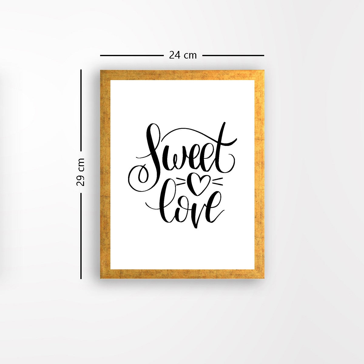 Quadro Decorativo MDF Emoldurado - Arte Multicolor 24x29cm com Moldura de Madeira 2cm