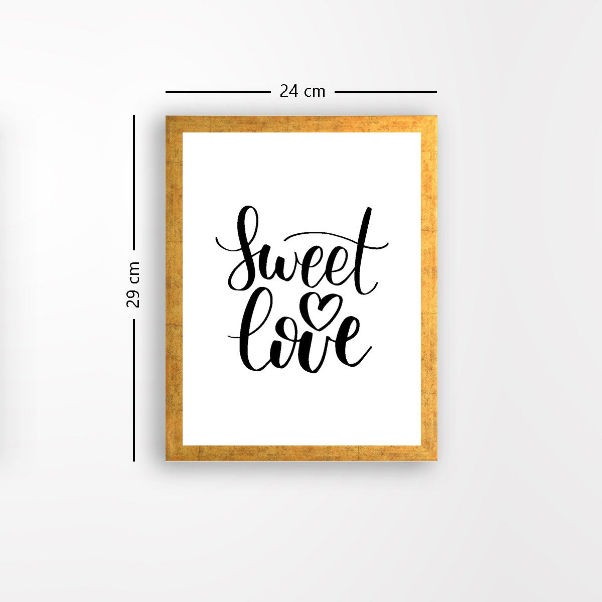 Quadro Decorativo MDF Emoldurado - Arte Multicolor 24x29cm com Moldura de Madeira 2cm