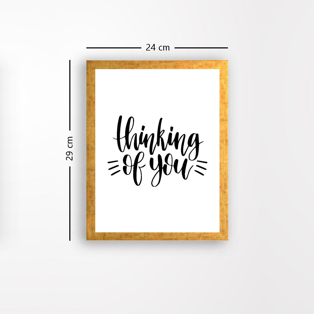 Quadro Decorativo MDF Emoldurado - Arte Multicolor 24x29cm com Moldura de Madeira 2cm