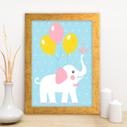 Quadro Decorativo MDF Emoldurado - Arte Multicolor 24x29cm com Moldura de Madeira 2cm