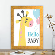 Quadro Decorativo MDF Emoldurado - Arte Multicolor 24x29cm com Moldura de Madeira 2cm