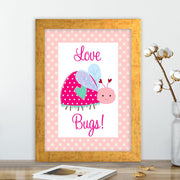 Quadro Decorativo MDF Emoldurado - Arte Multicolor 24x29cm com Moldura de Madeira 2cm