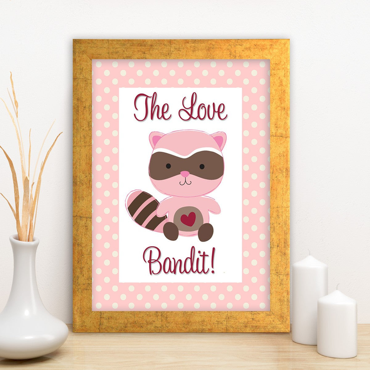 Quadro Decorativo MDF Emoldurado - Arte Multicolor 24x29cm com Moldura de Madeira 2cm