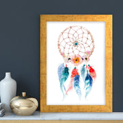 Quadro Decorativo MDF Emoldurado - Arte Multicolor 24x29cm com Moldura de Madeira 2cm