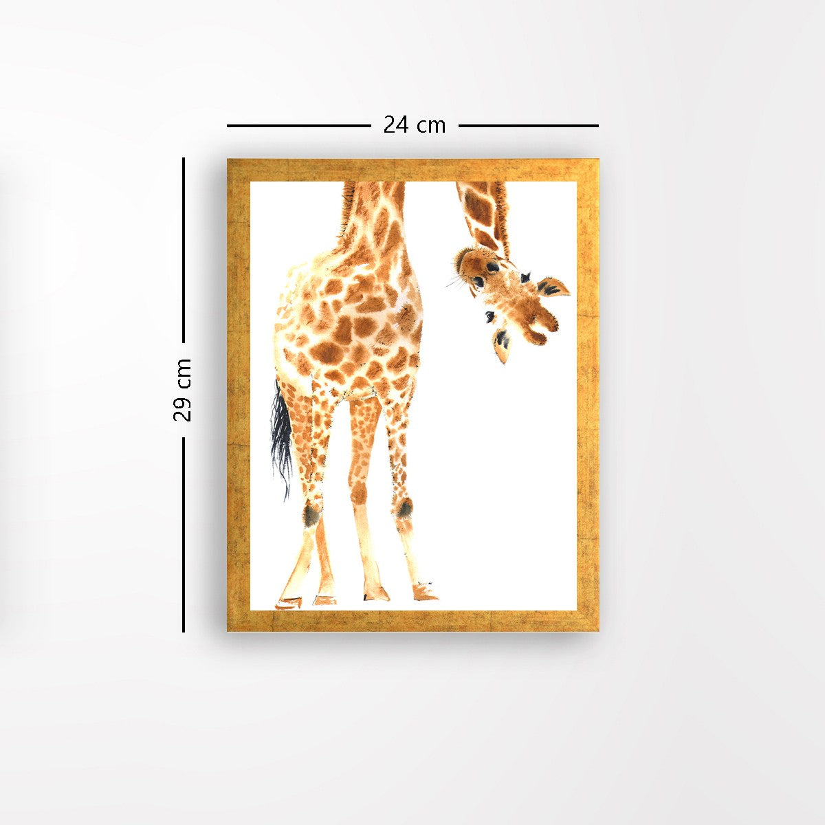 Quadro Decorativo MDF Emoldurado - Arte Multicolor 24x29cm com Moldura de Madeira 2cm