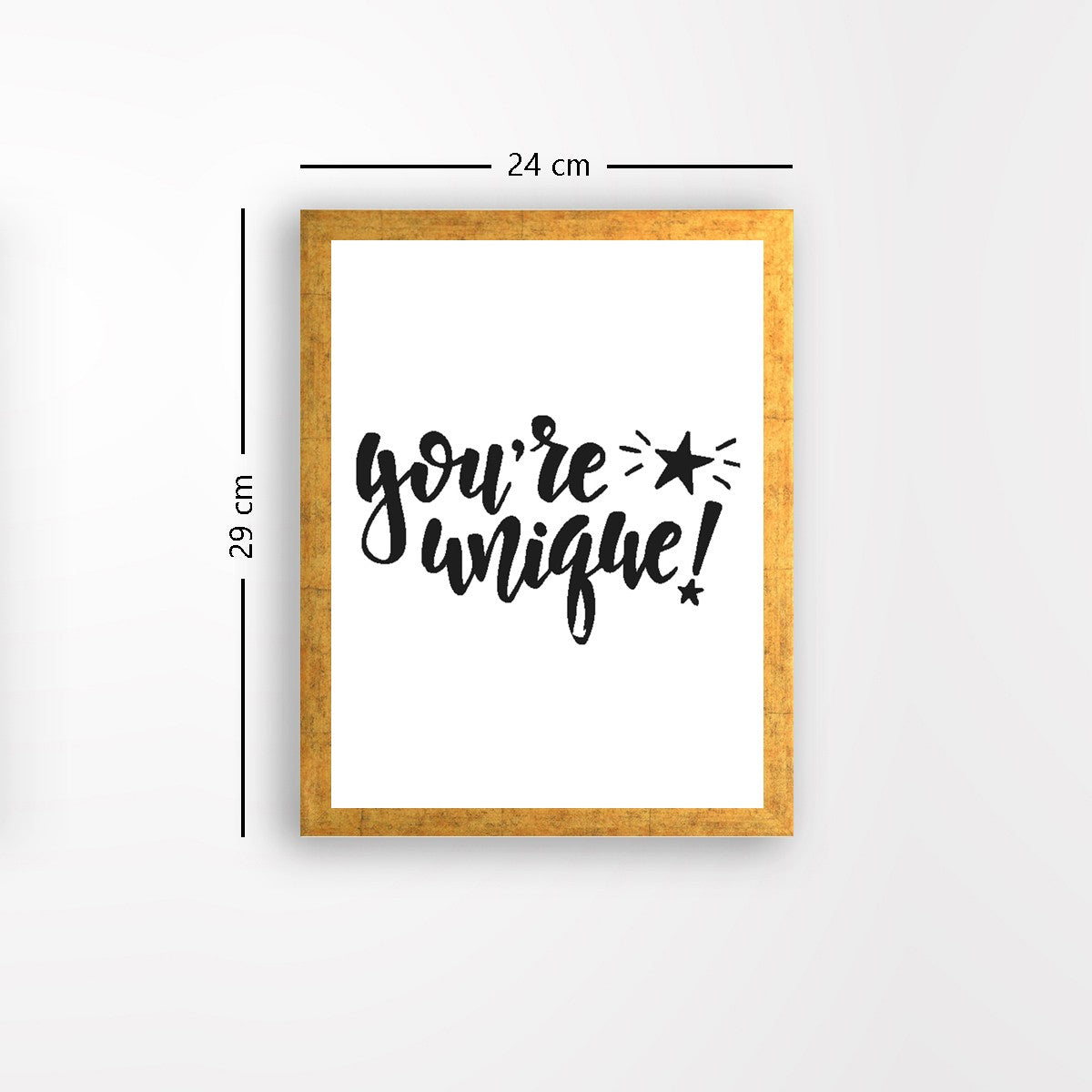 Quadro Decorativo MDF Emoldurado - Arte Multicolor 24x29cm com Moldura de Madeira 2cm