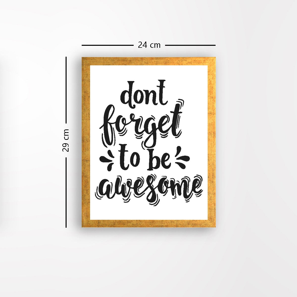 Quadro Decorativo MDF Emoldurado - Arte Multicolor 24x29cm com Moldura de Madeira 2cm