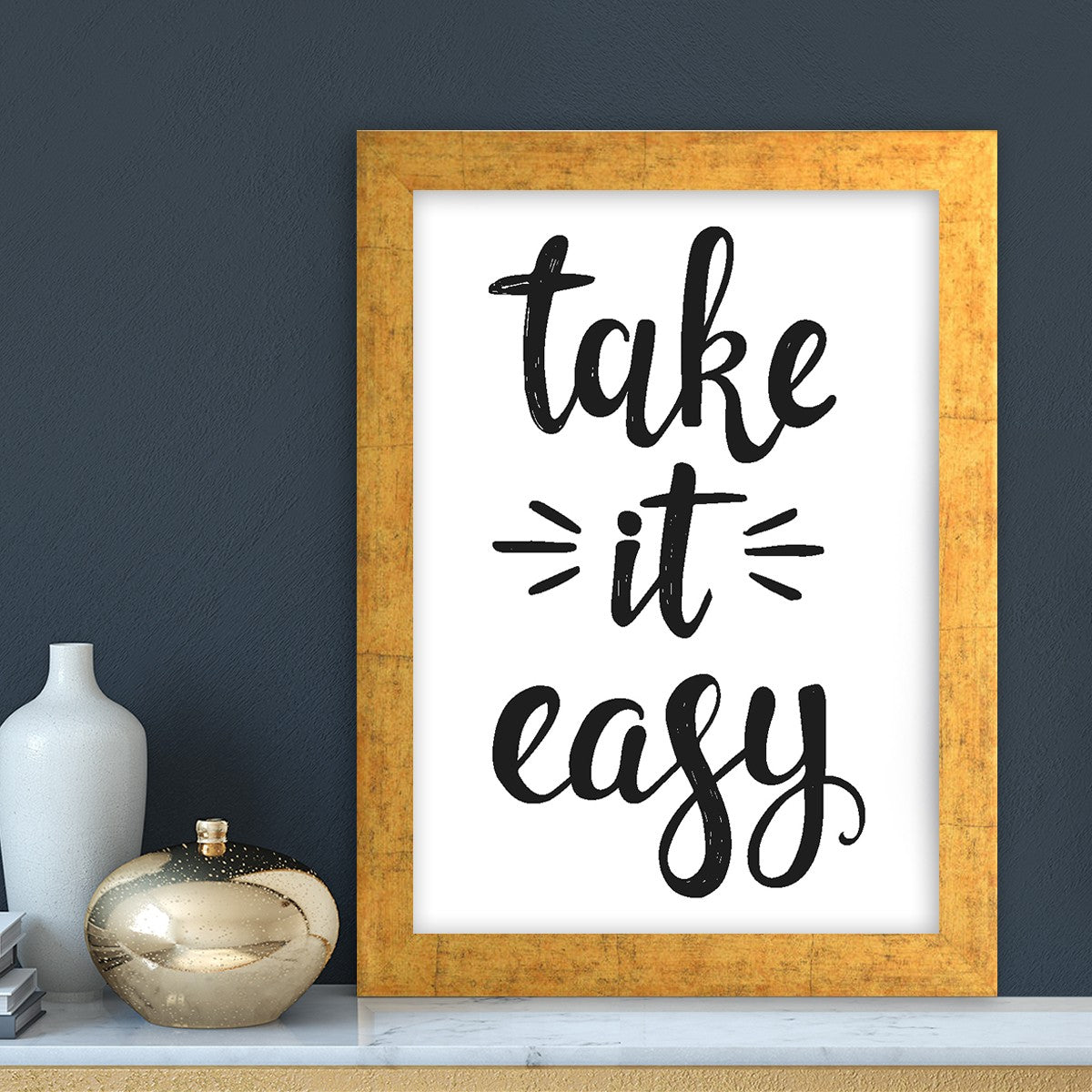 Quadro Decorativo MDF Emoldurado - Arte Multicolor 24x29cm com Moldura de Madeira 2cm