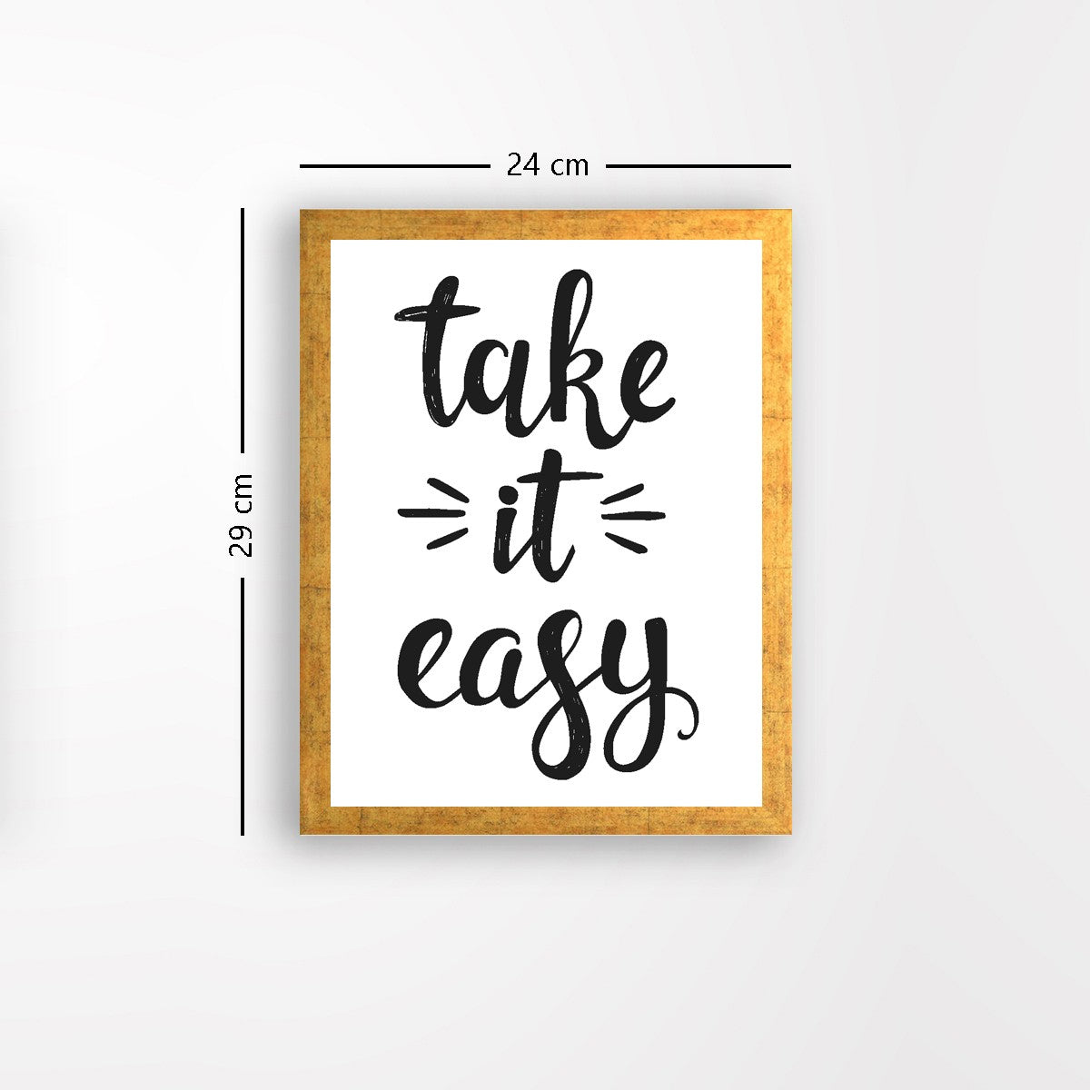 Quadro Decorativo MDF Emoldurado - Arte Multicolor 24x29cm com Moldura de Madeira 2cm