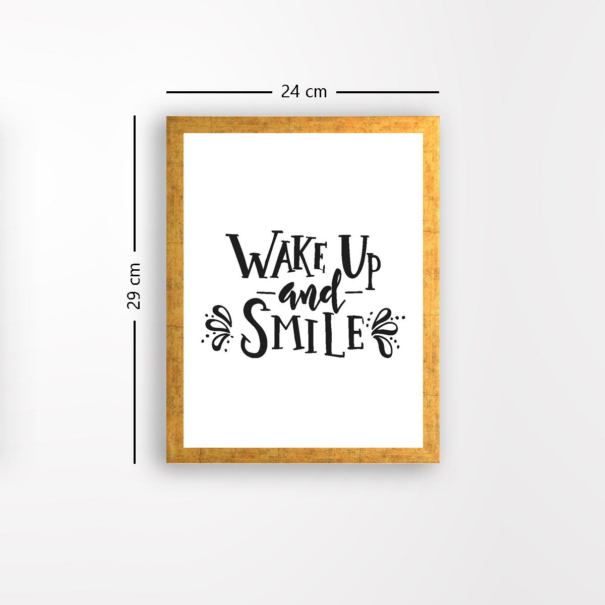 Quadro Decorativo MDF Emoldurado - Arte Multicolor 24x29cm com Moldura de Madeira 2cm