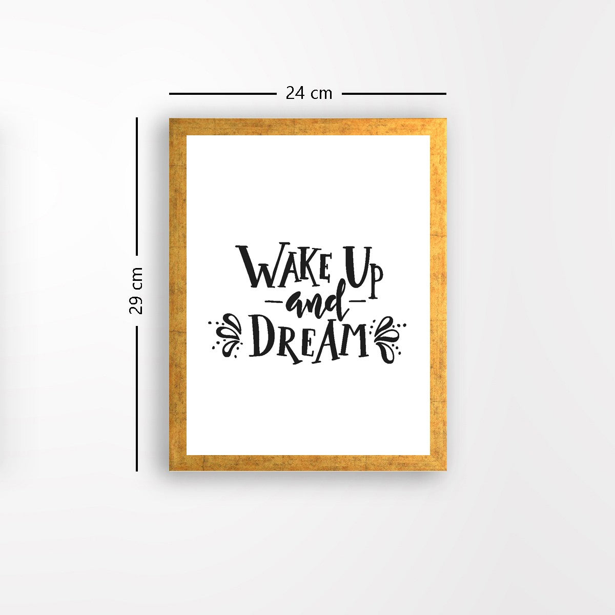 Quadro Decorativo MDF Emoldurado - Arte Multicolor 24x29cm com Moldura de Madeira 2cm