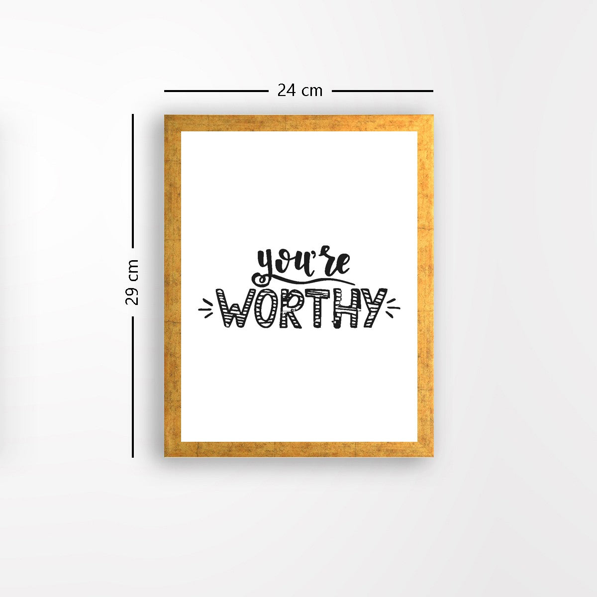 Quadro Decorativo MDF Emoldurado - Arte Multicolor 24x29cm com Moldura de Madeira 2cm