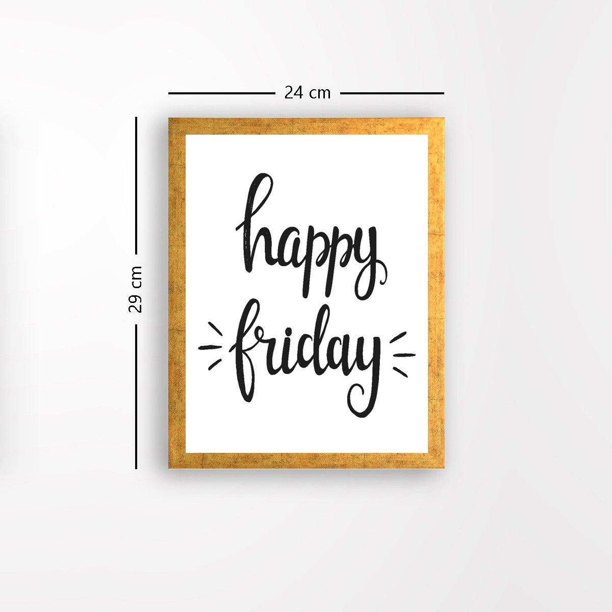 Quadro Decorativo MDF Emoldurado - Arte Multicolor 24x29cm com Moldura de Madeira 2cm