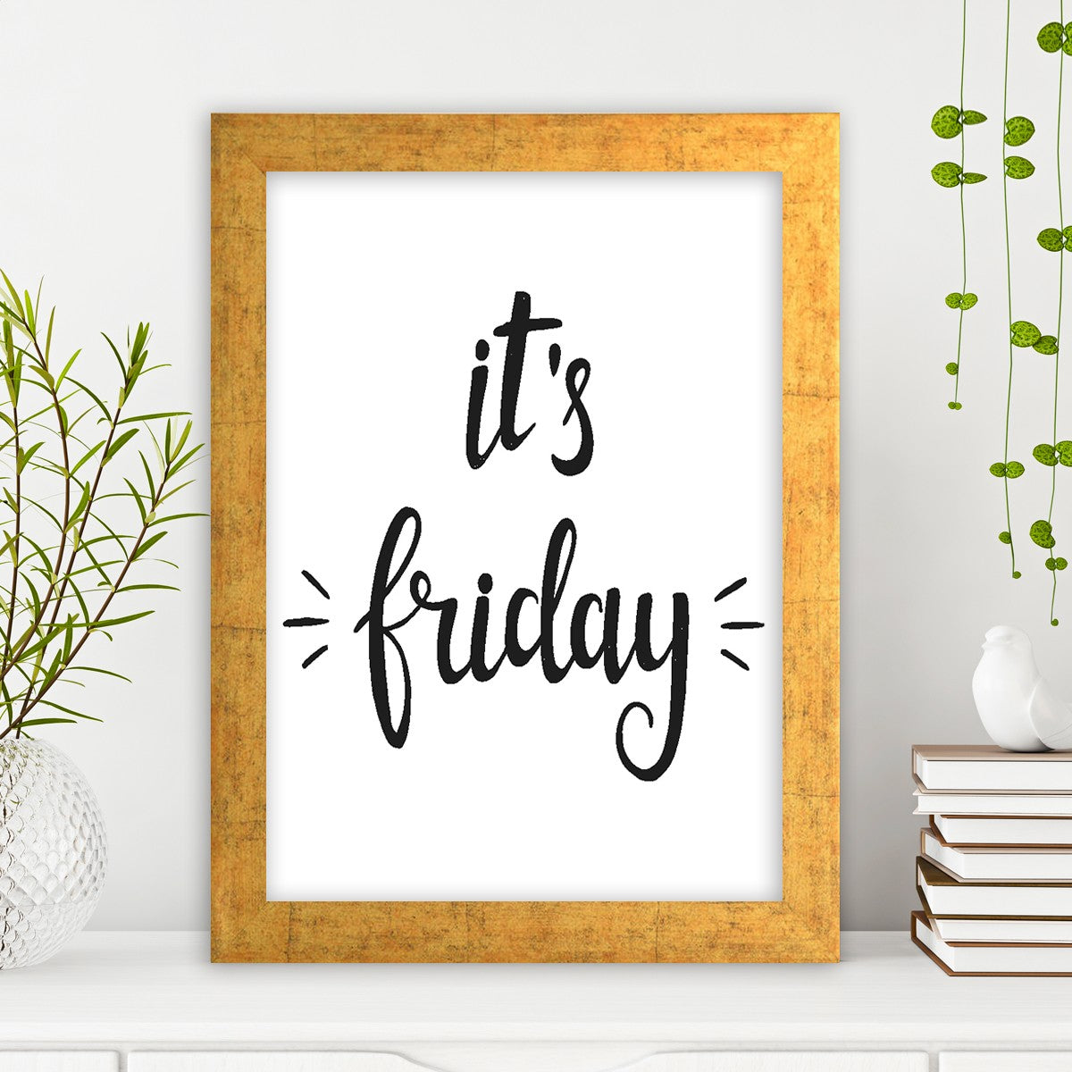 Quadro Decorativo MDF Emoldurado - Arte Multicolor 24x29cm com Moldura de Madeira 2cm