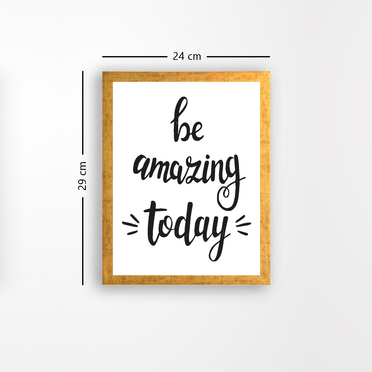 Quadro Decorativo MDF Emoldurado - Arte Multicolor 24x29cm com Moldura de Madeira 2cm