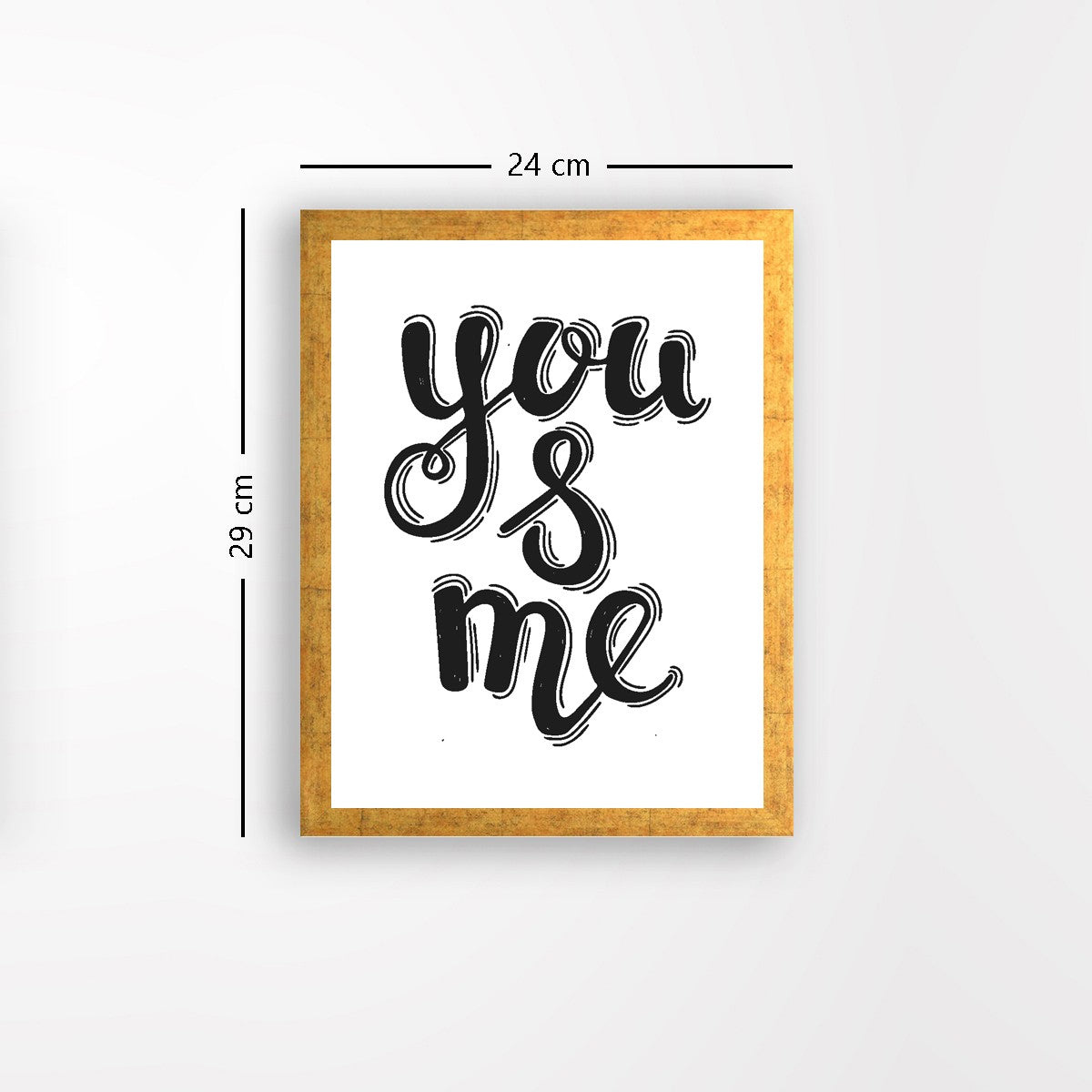 Quadro Decorativo MDF Emoldurado - Arte Multicolor 24x29cm com Moldura de Madeira 2cm