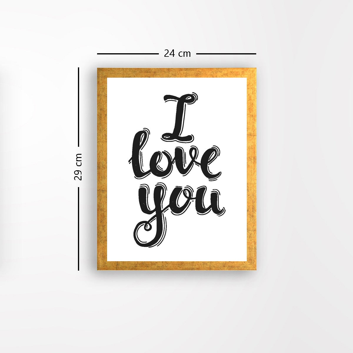 Quadro Decorativo MDF Emoldurado - Arte Multicolor 24x29cm com Moldura de Madeira 2cm