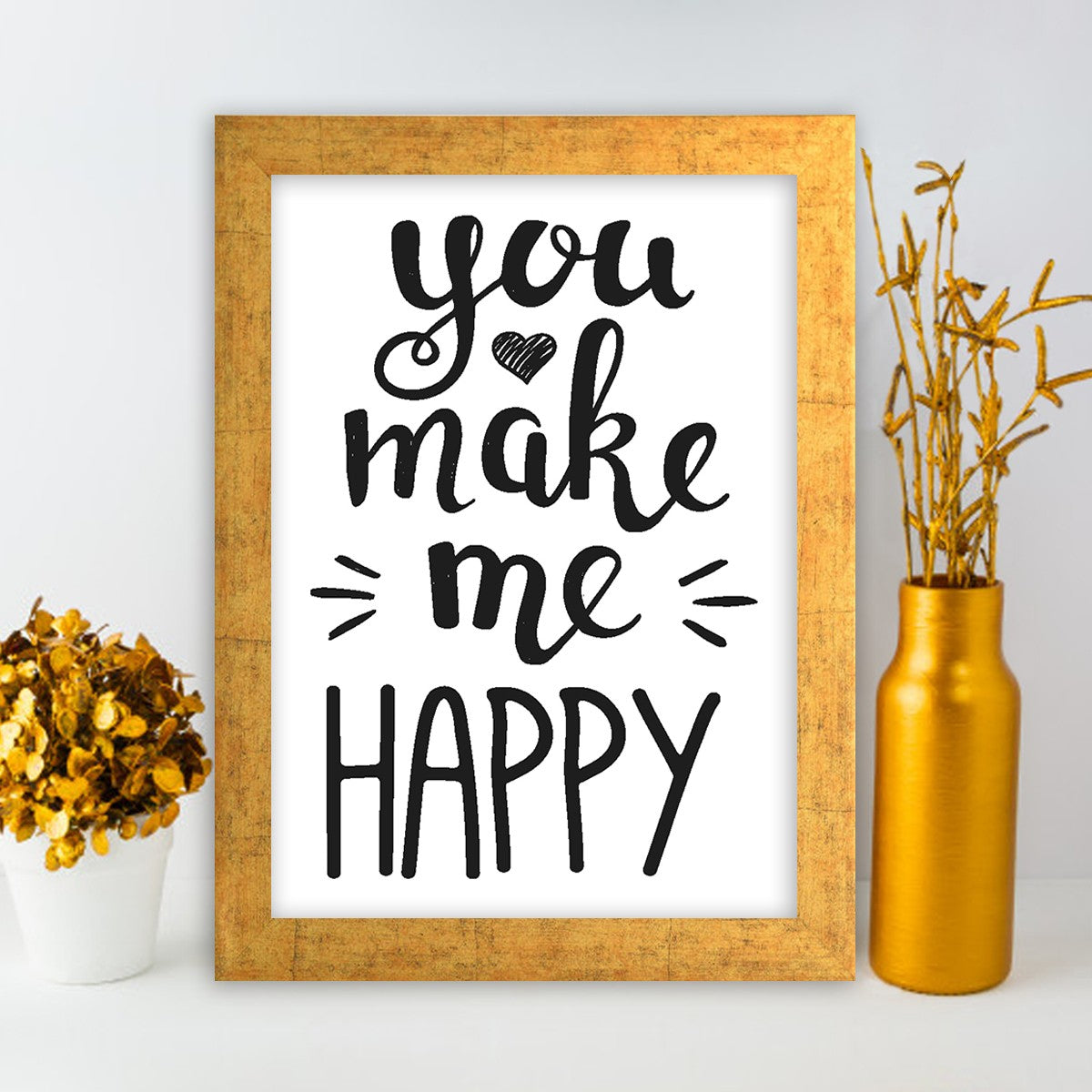 Quadro Decorativo MDF Emoldurado - Arte Multicolor 24x29cm com Moldura de Madeira 2cm