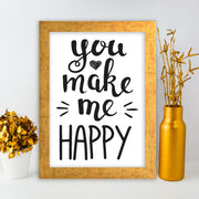 Quadro Decorativo MDF Emoldurado - Arte Multicolor 24x29cm com Moldura de Madeira 2cm