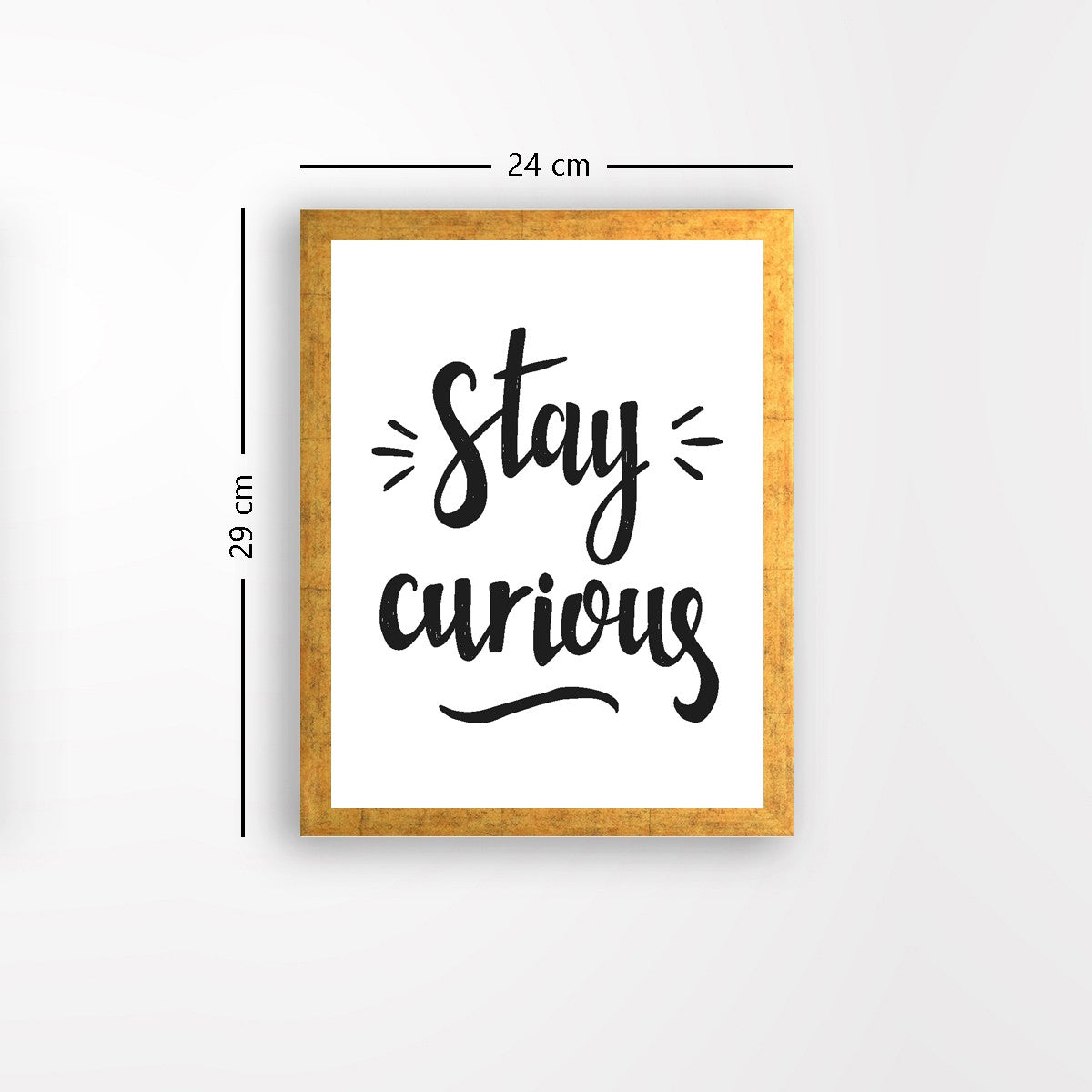 Quadro Decorativo MDF Emoldurado - Arte Multicolor 24x29cm com Moldura de Madeira 2cm