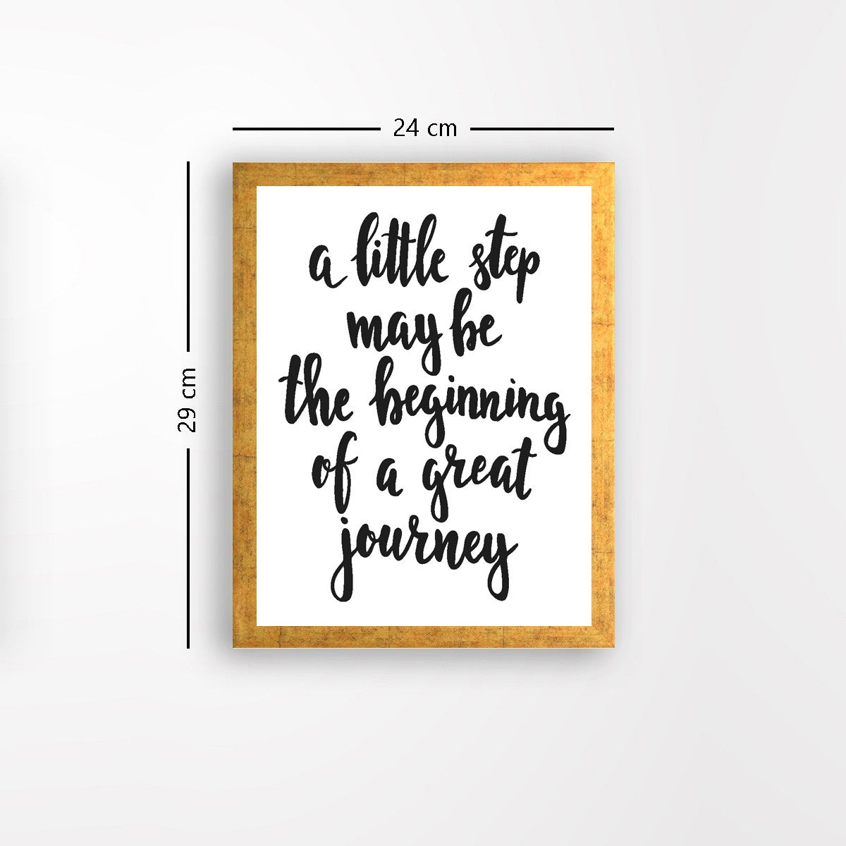 Quadro Decorativo MDF Emoldurado - Arte Multicolor 24x29cm com Moldura de Madeira 2cm