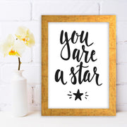 Quadro Decorativo MDF Emoldurado - Arte Multicolor 24x29cm com Moldura de Madeira 2cm