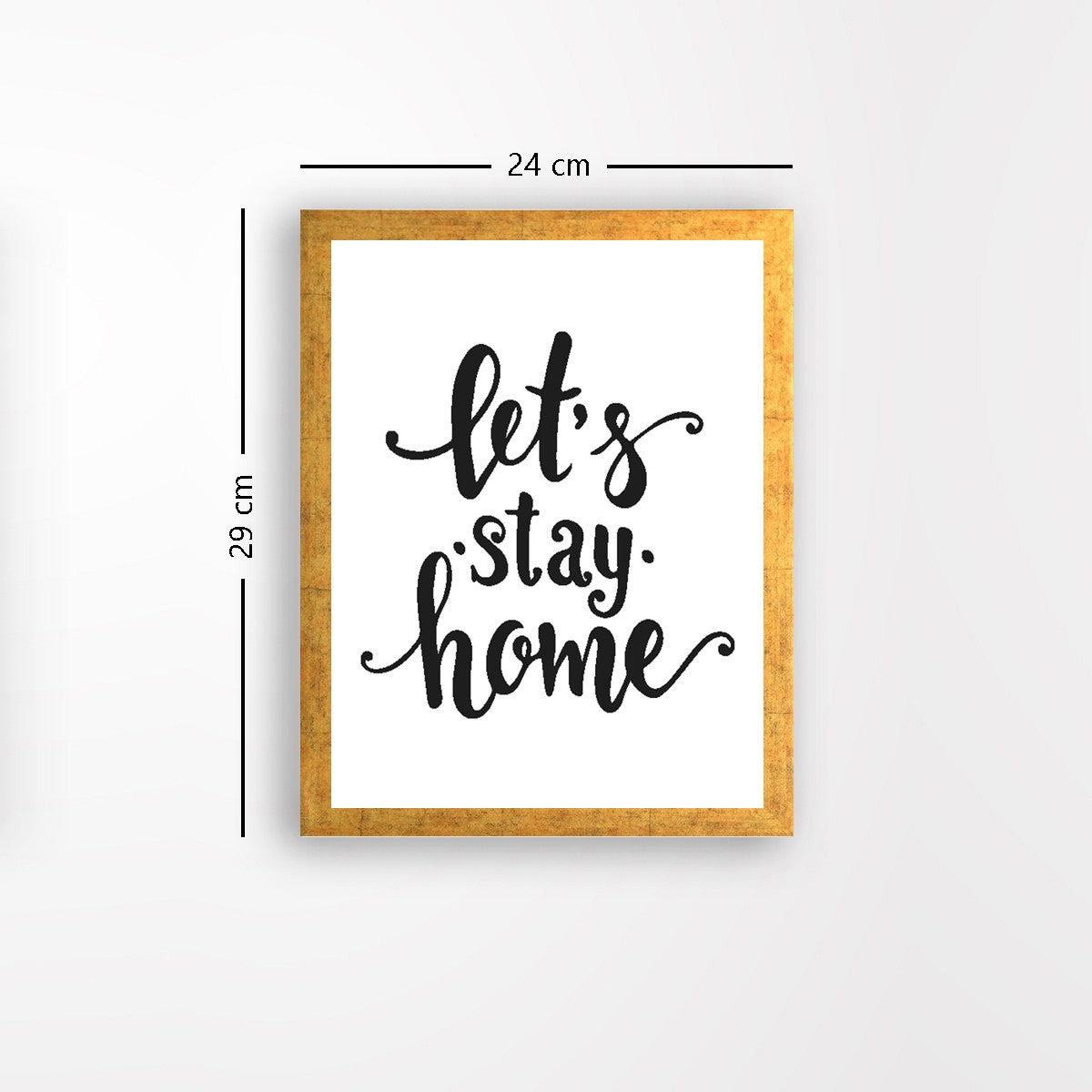 Quadro Decorativo MDF Emoldurado - Arte Multicolor 24x29cm com Moldura de Madeira 2cm