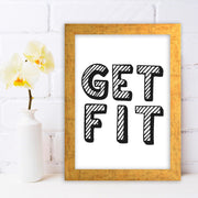 Quadro Decorativo MDF Emoldurado - Arte Multicolor 24x29cm com Moldura de Madeira 2cm