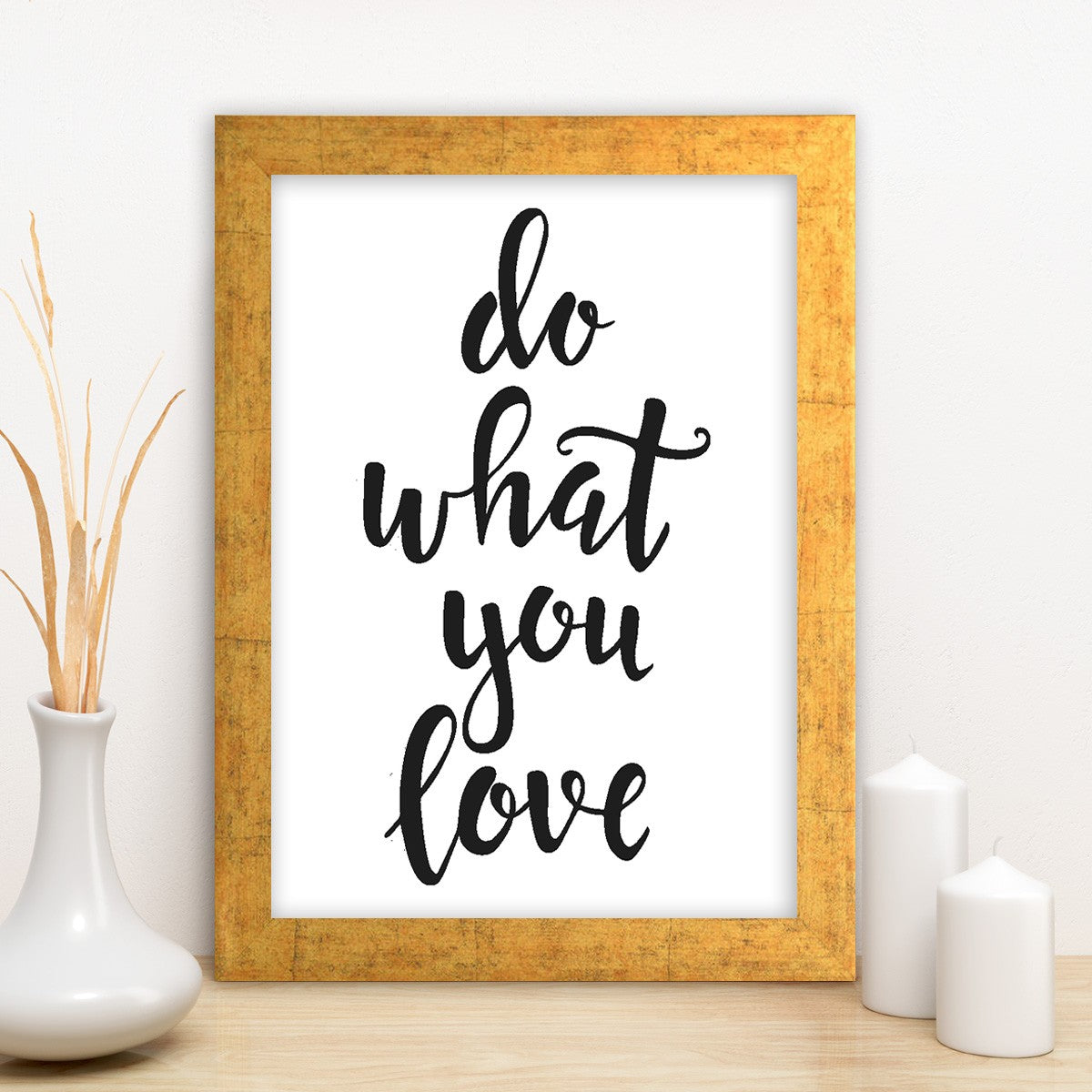 Quadro Decorativo MDF Emoldurado - Arte Multicolor 24x29cm com Moldura de Madeira 2cm