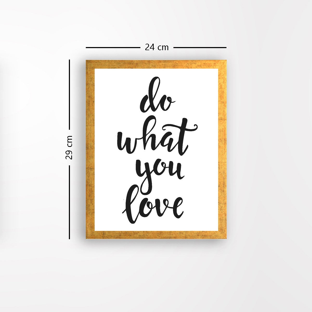 Quadro Decorativo MDF Emoldurado - Arte Multicolor 24x29cm com Moldura de Madeira 2cm