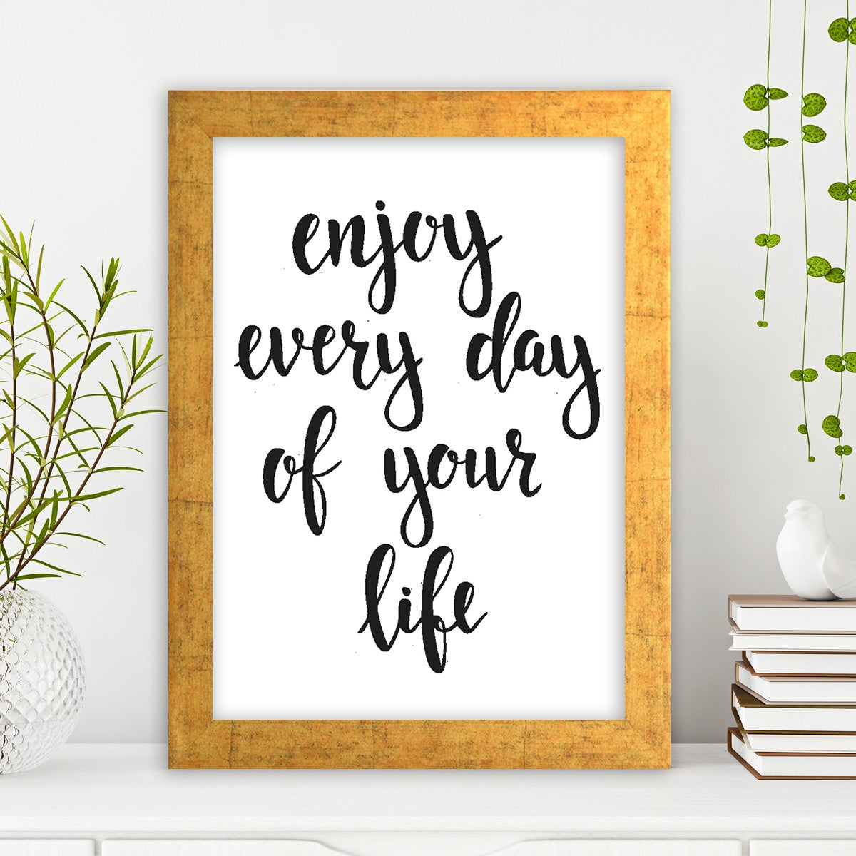 Quadro Decorativo MDF Emoldurado - Arte Multicolor 24x29cm com Moldura de Madeira 2cm