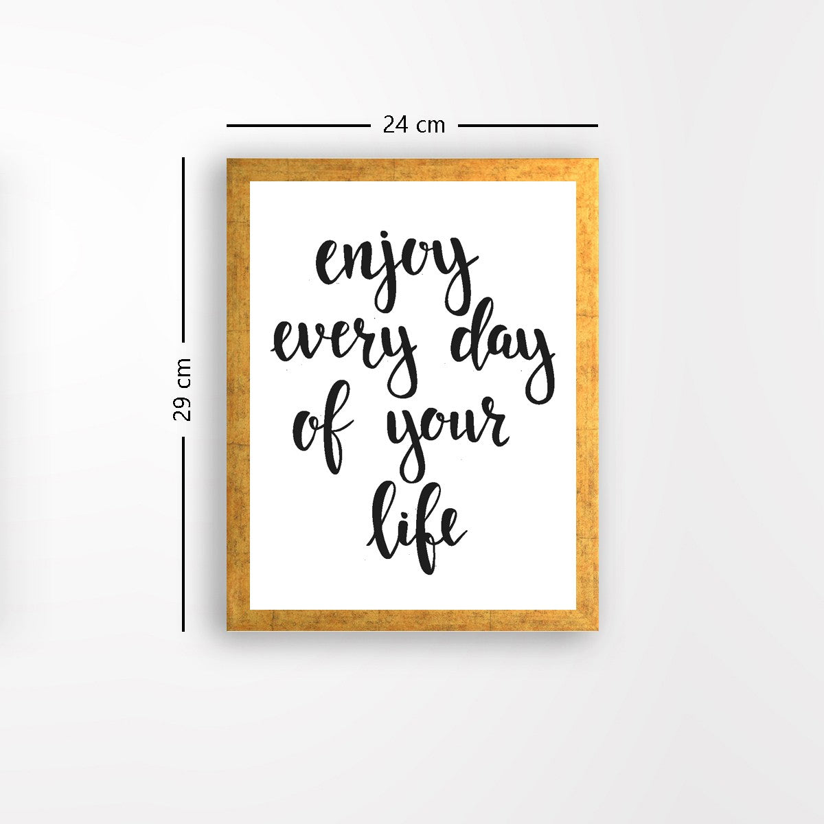 Quadro Decorativo MDF Emoldurado - Arte Multicolor 24x29cm com Moldura de Madeira 2cm