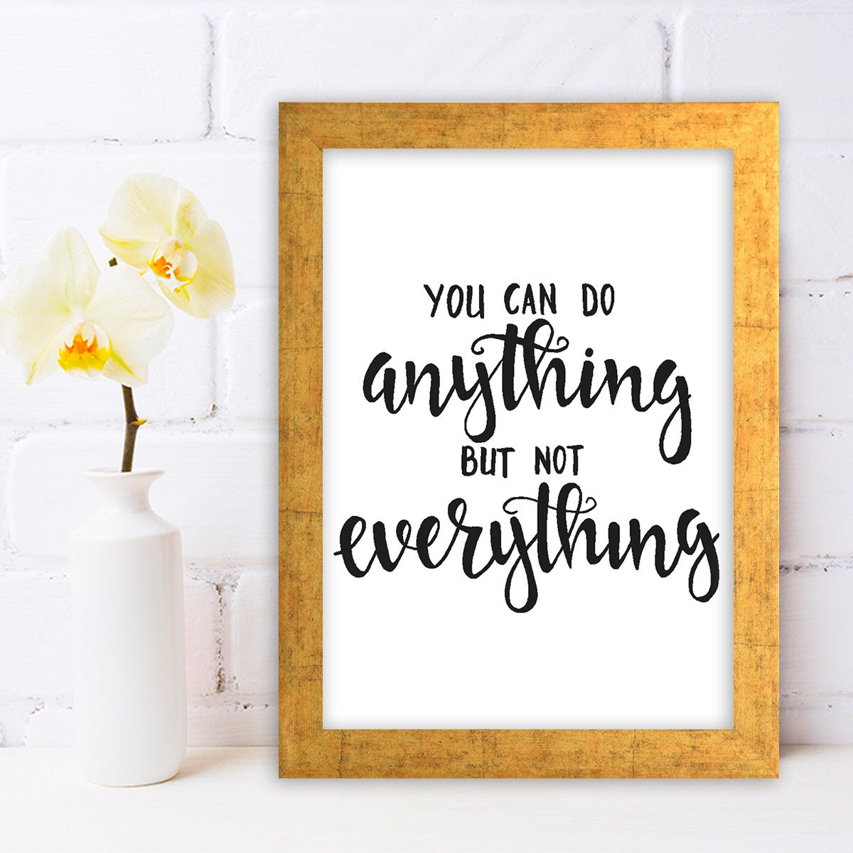 Quadro Decorativo MDF Emoldurado - Arte Multicolor 24x29cm com Moldura de Madeira 2cm