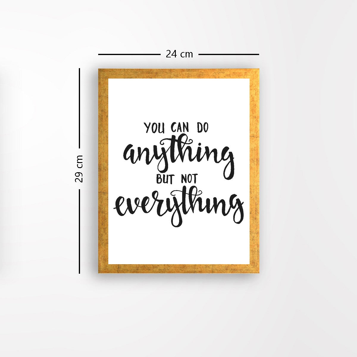 Quadro Decorativo MDF Emoldurado - Arte Multicolor 24x29cm com Moldura de Madeira 2cm