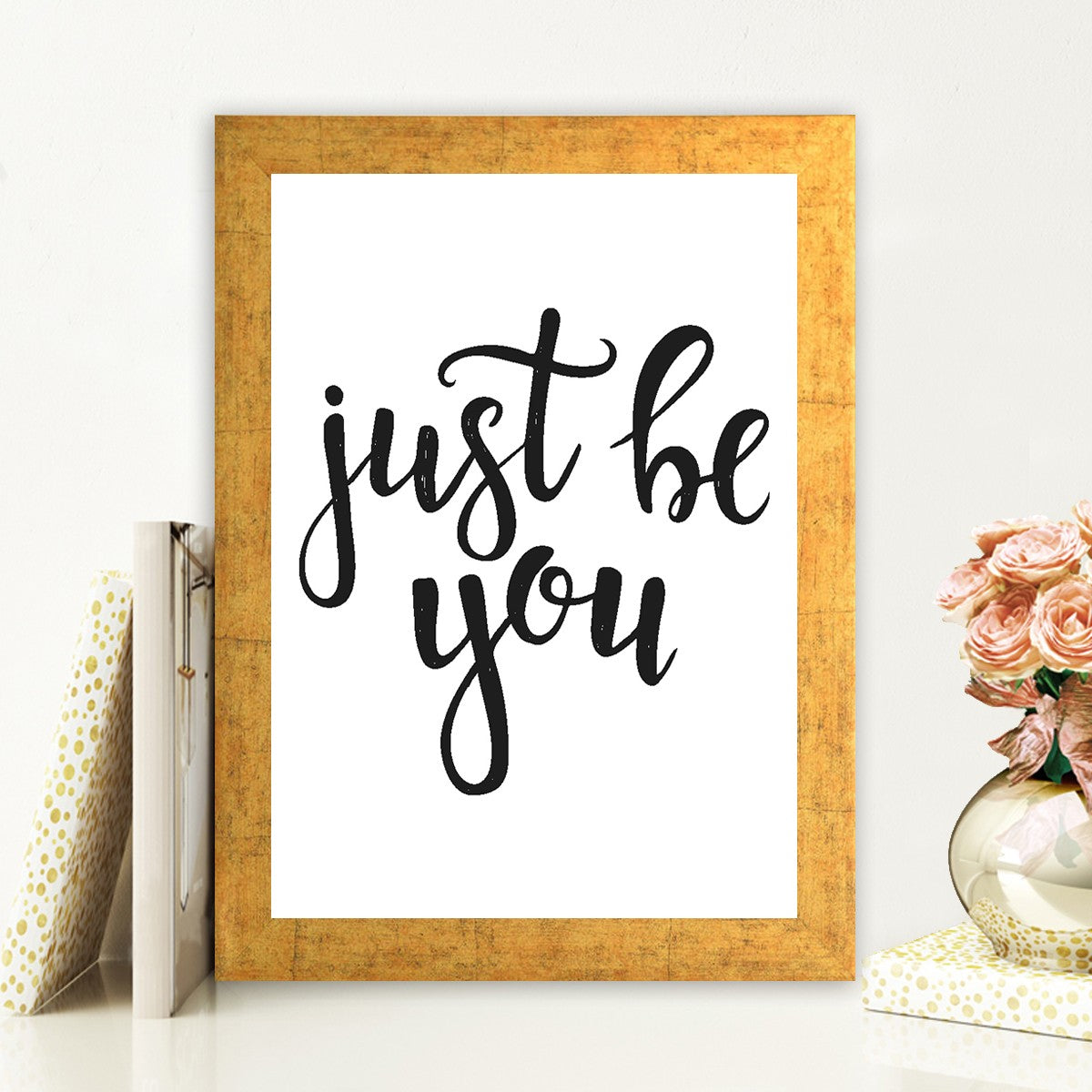 Quadro Decorativo MDF Emoldurado - Arte Multicolor 24x29cm com Moldura de Madeira 2cm