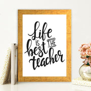 Quadro Decorativo MDF Emoldurado - Arte Multicolor 24x29cm com Moldura de Madeira 2cm