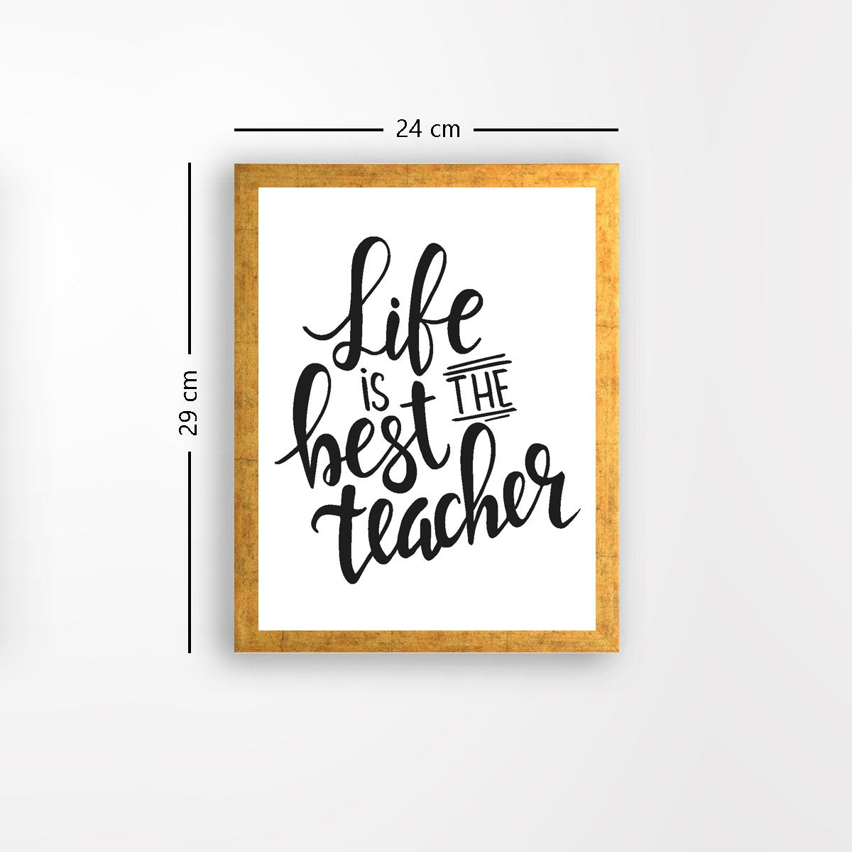 Quadro Decorativo MDF Emoldurado - Arte Multicolor 24x29cm com Moldura de Madeira 2cm