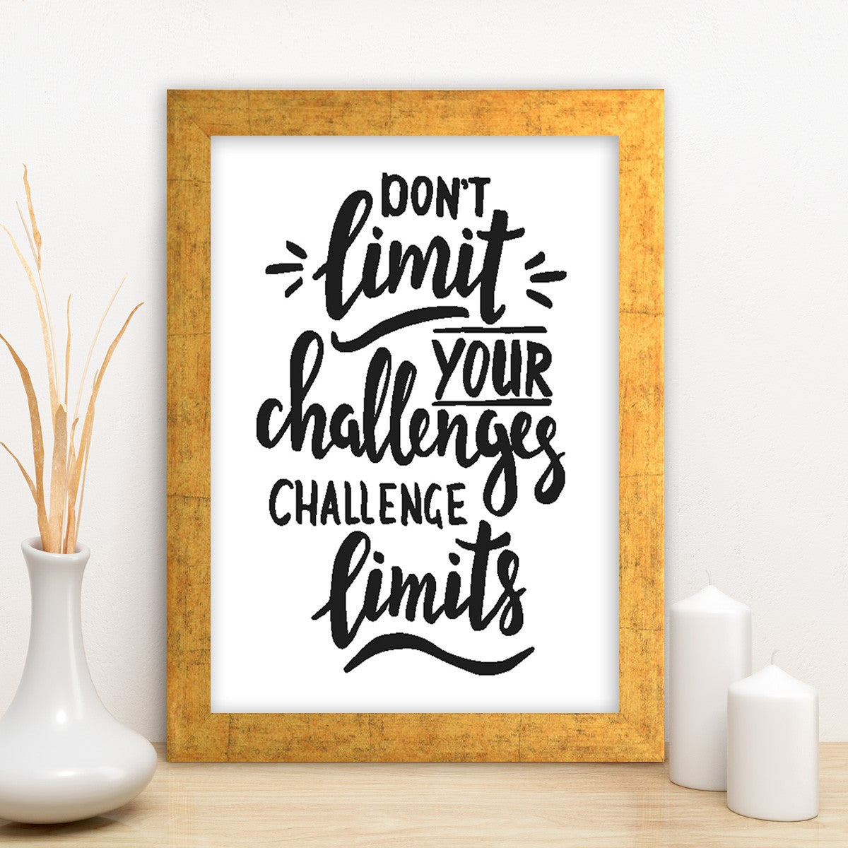 Quadro Decorativo MDF Emoldurado - Arte Multicolor 24x29cm com Moldura de Madeira 2cm