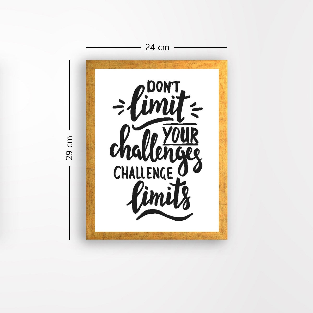 Quadro Decorativo MDF Emoldurado - Arte Multicolor 24x29cm com Moldura de Madeira 2cm