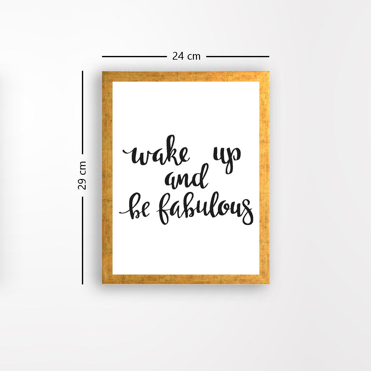 Quadro Decorativo MDF Emoldurado - Arte Multicolor 24x29cm com Moldura de Madeira 2cm