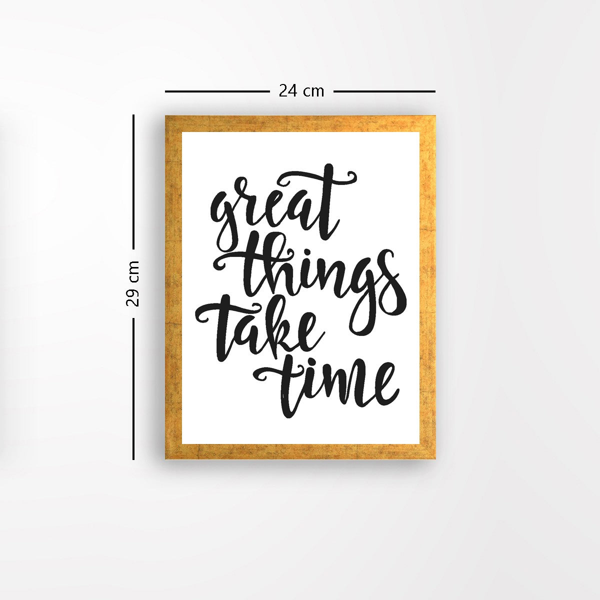 Quadro Decorativo MDF Emoldurado - Arte Multicolor 24x29cm com Moldura de Madeira 2cm