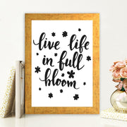 Quadro Decorativo MDF Emoldurado - Arte Multicolor 24x29cm com Moldura de Madeira 2cm