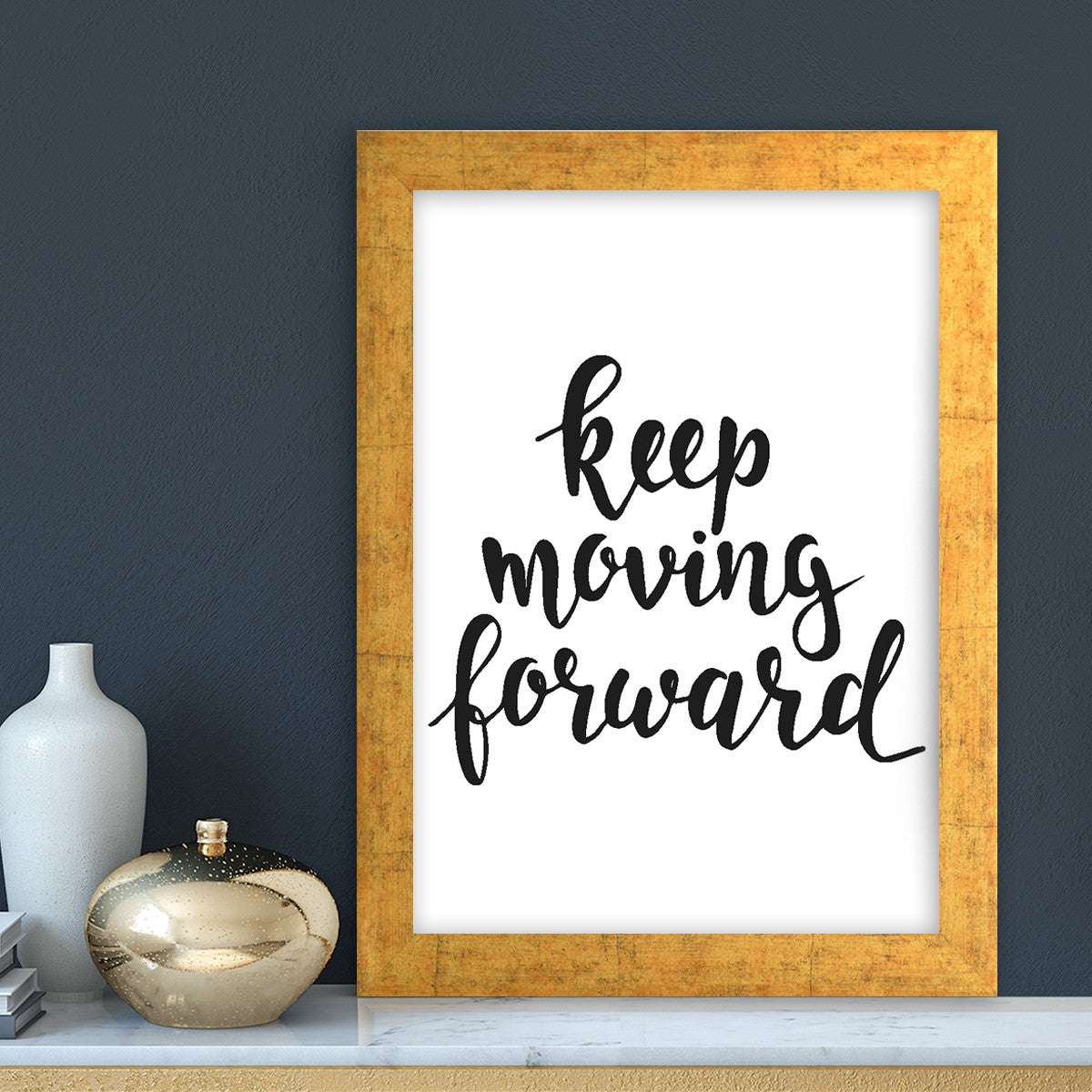 Quadro Decorativo MDF Emoldurado - Arte Multicolor 24x29cm com Moldura de Madeira 2cm