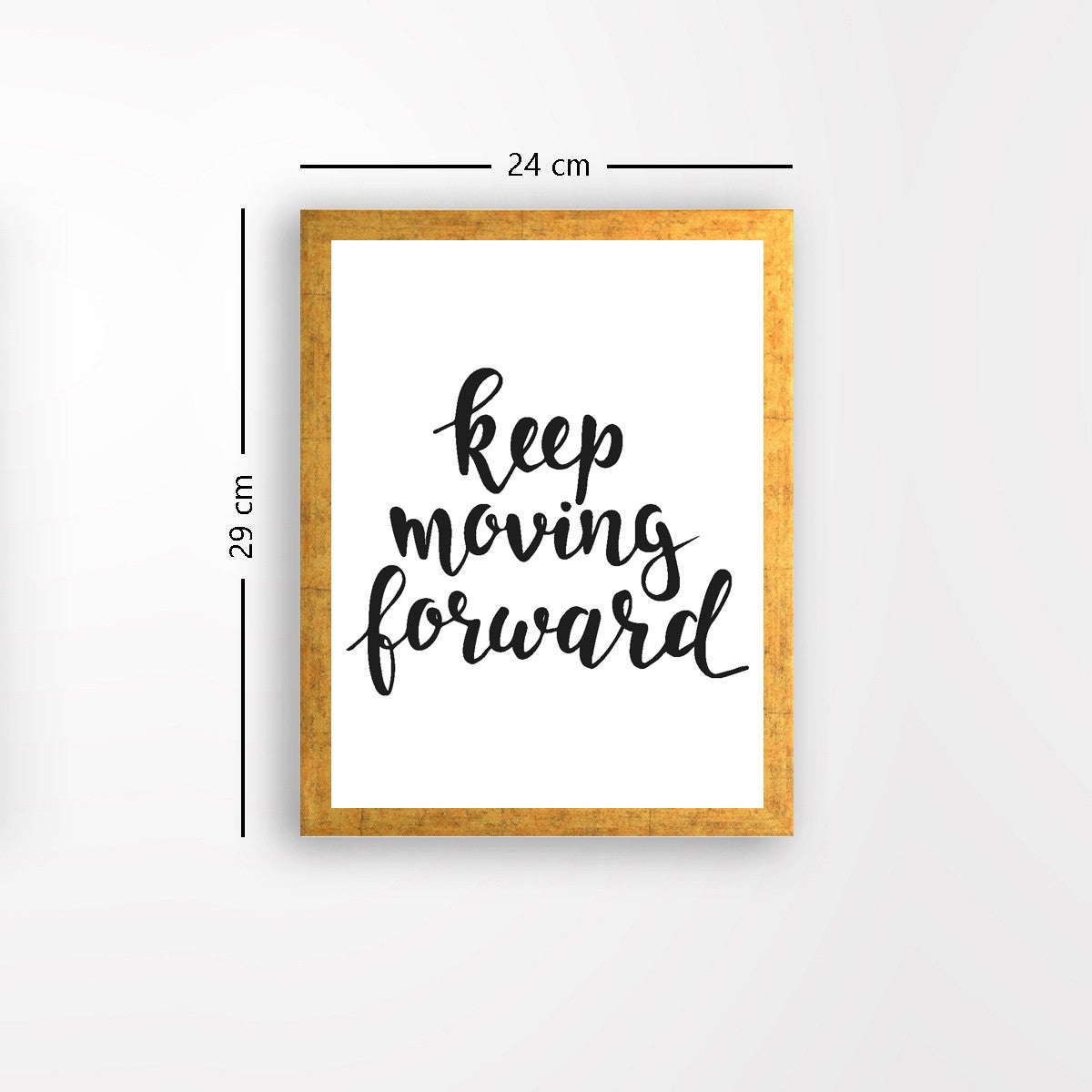 Quadro Decorativo MDF Emoldurado - Arte Multicolor 24x29cm com Moldura de Madeira 2cm