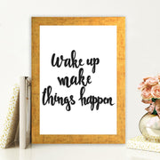 Quadro Decorativo MDF Emoldurado - Arte Multicolor 24x29cm com Moldura de Madeira 2cm