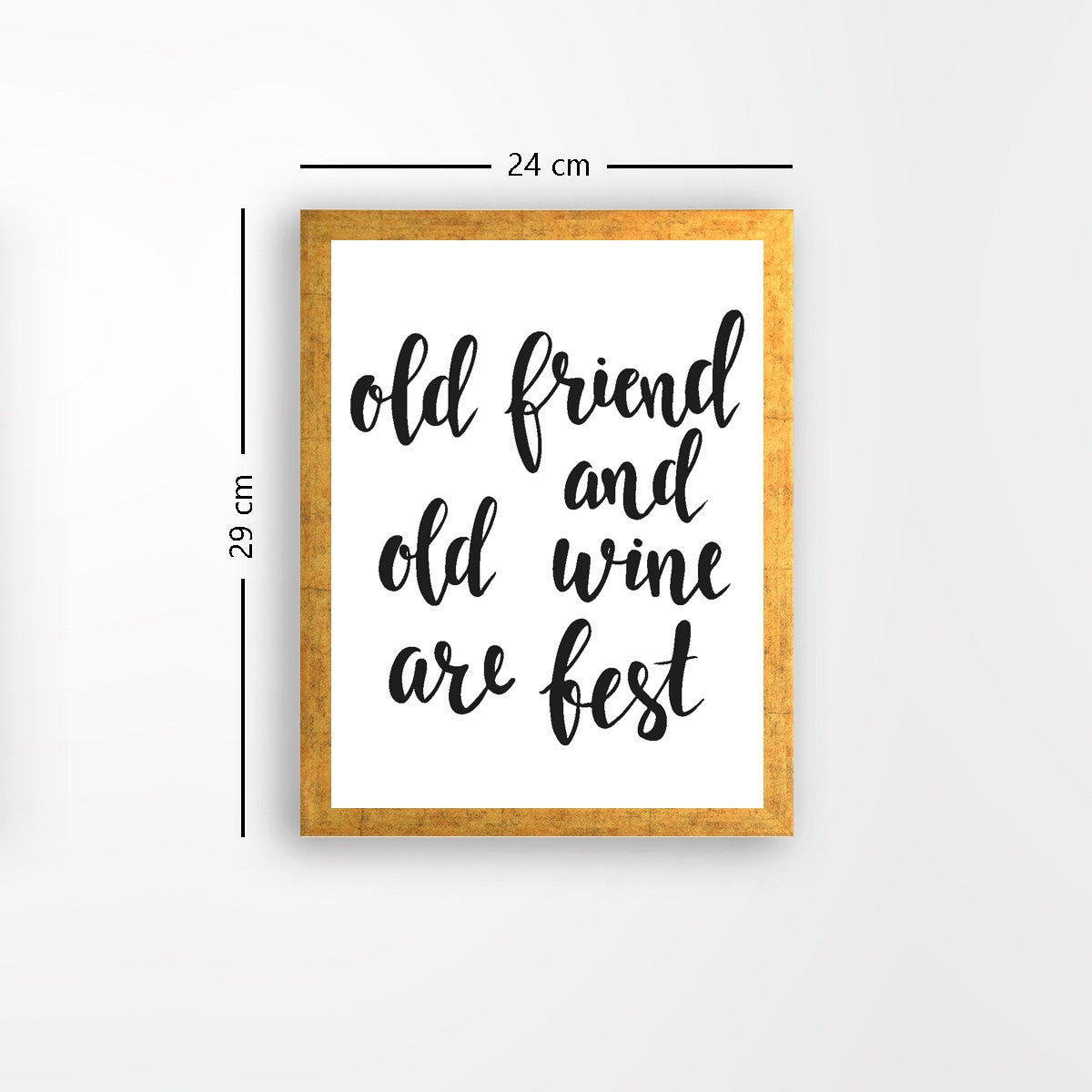 Quadro Decorativo MDF Emoldurado - Arte Multicolor 24x29cm com Moldura de Madeira 2cm