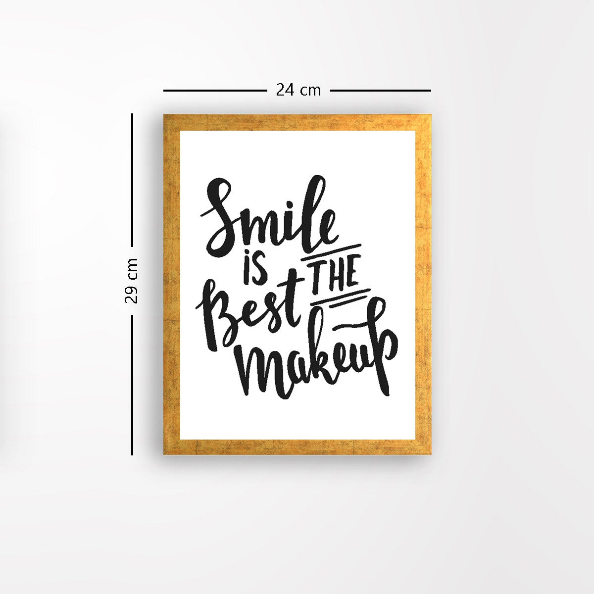 Quadro Decorativo MDF Emoldurado - Arte Multicolor 24x29cm com Moldura de Madeira 2cm