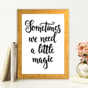 Quadro Decorativo MDF Emoldurado - Arte Multicolor 24x29cm com Moldura de Madeira 2cm